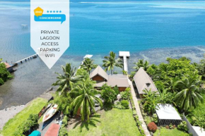 Accès privé au lagon, ponton privé, wifi, parking